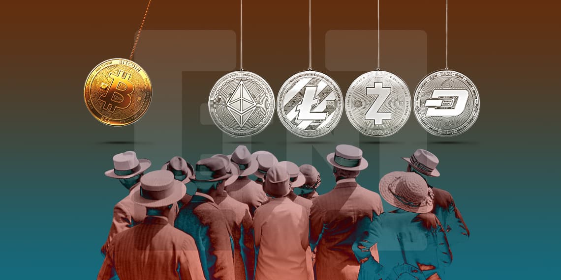 El dominio de Bitcoin (BTCD) sigue cayendo mientras las Altcoins crecen