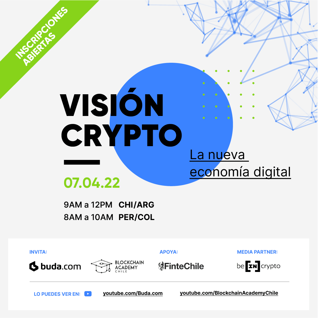 Expertos abordarán las oportunidades de las criptomonedas para una nueva economía digital