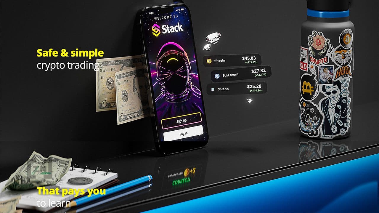 La app Stack quiere atraer a la Generación Z a cripto y busca competir contra Coinbase