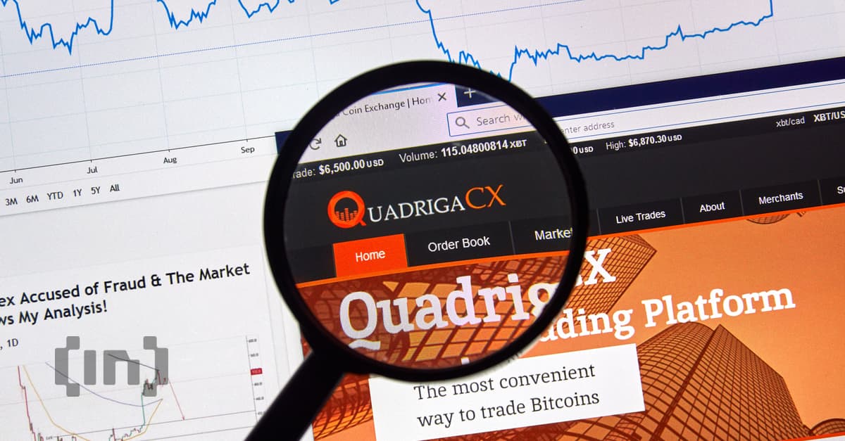 Monederos atribuidos a QuadrigaCX mueven 104 BTC por primera vez en 3 años