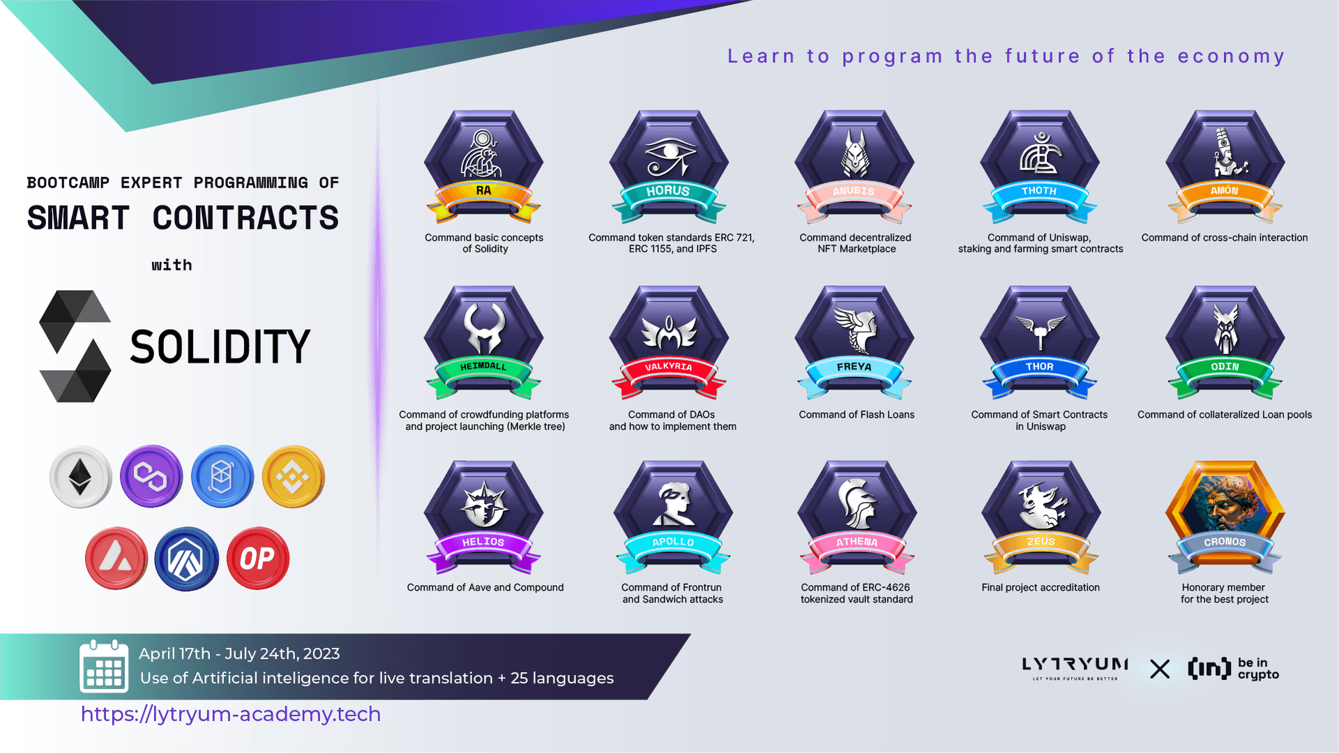 LYTRYUM ofrece un Bootcamp único para programadores Web3, una oportunidad de oro en un mercado escaso
