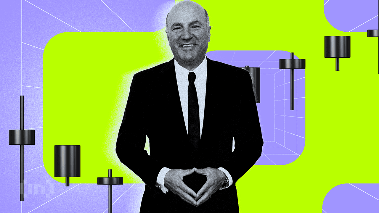Kevin O&#8217;Leary pronostica precio de BTC en $100,000 solo con inversión institucional