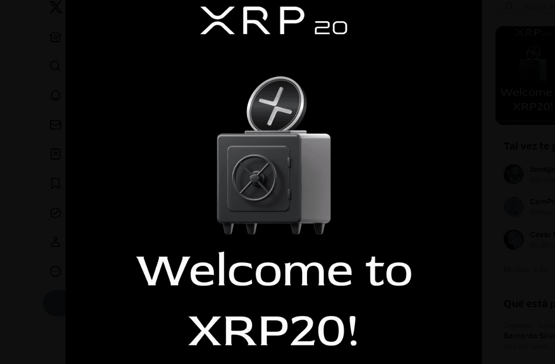 El precio de XRP continúa cayendo en medio del conflicto con la SEC, mientras la preventa de XRP20 supera la marca de 1 millón de dólares
