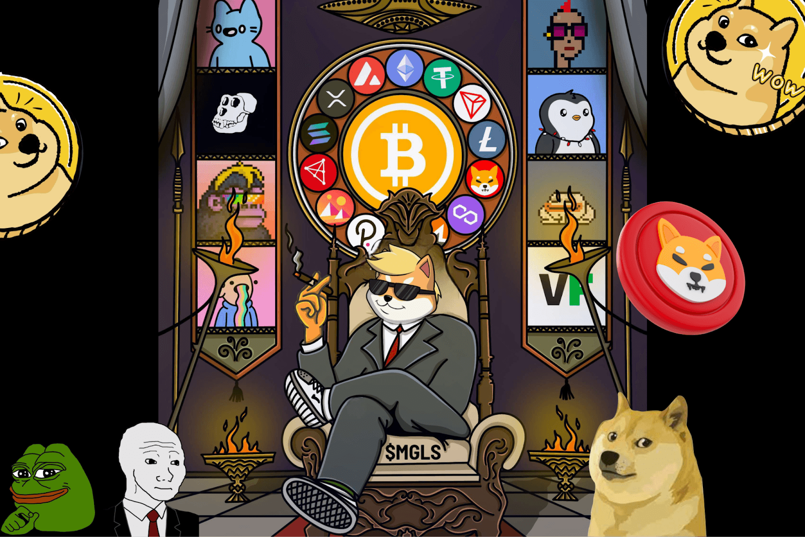 Top 5 criptomonedas meme para comprar en 2024