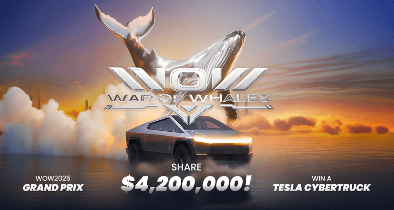 BloFin WOW (War of Whales) 2025 Grand Prix abre inscripciones para el Campeonato de Trading de $4,2 millones y un Tesla Cybertruck