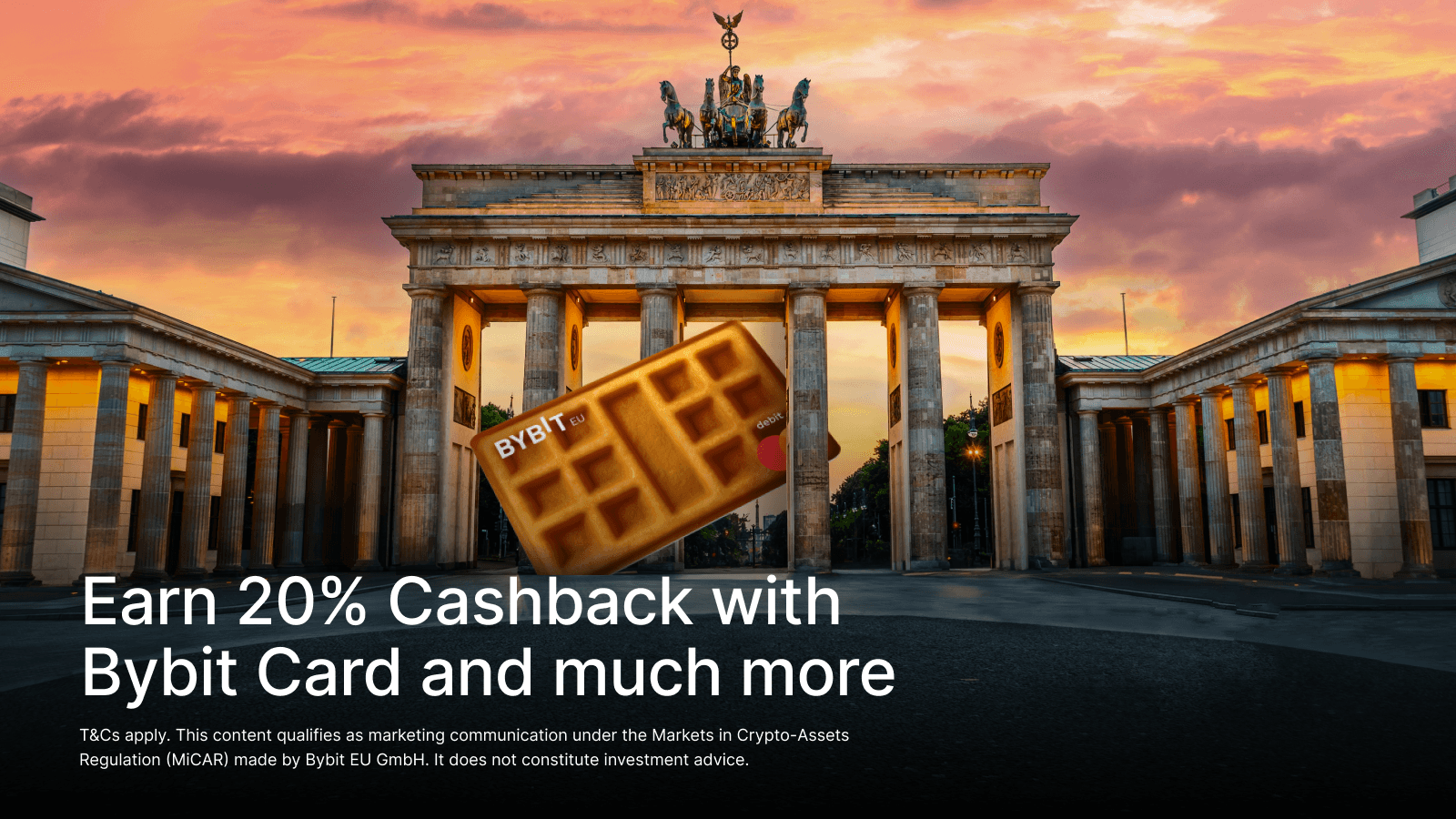 Bybit Card llega a Europa con un cashback inigualable del 20%