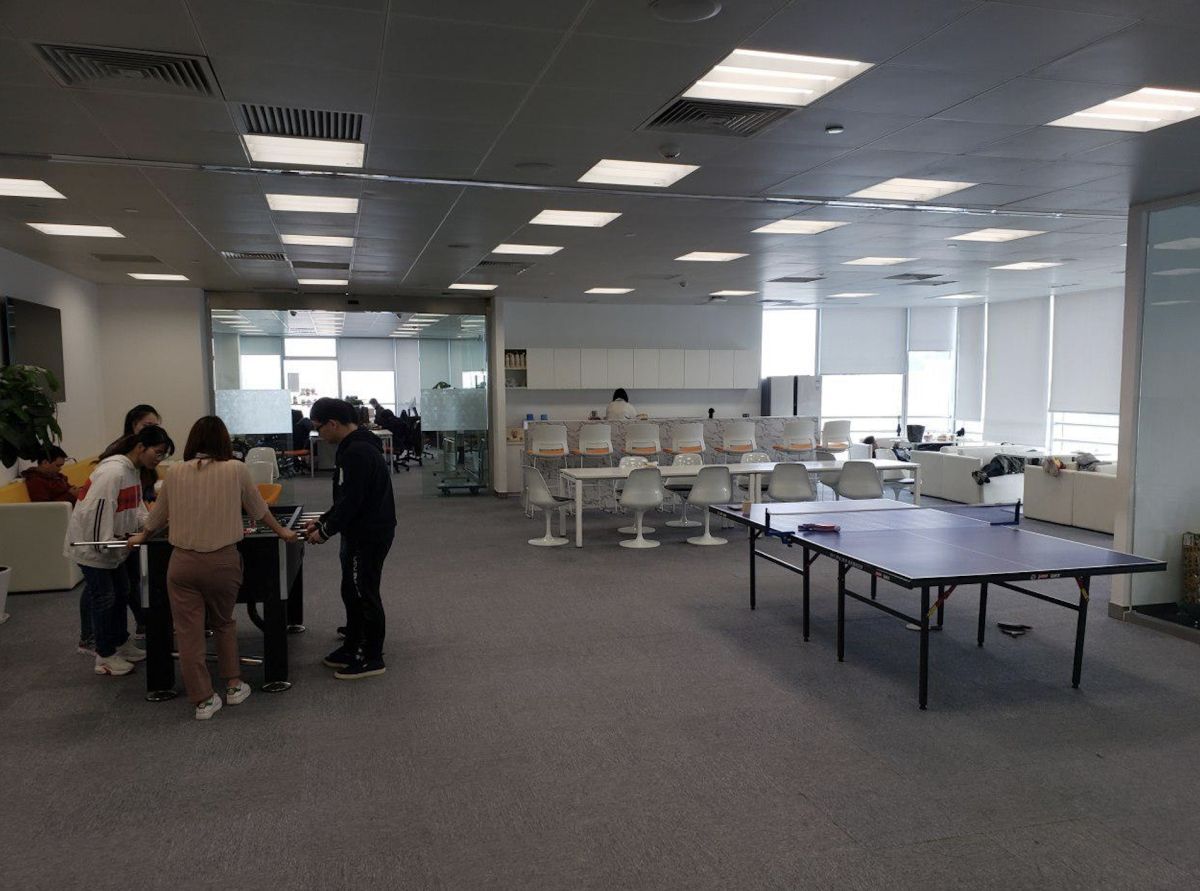 Fotografía: Una de las oficinas de Binance en Shanghai ubicada en Zhonghai Huanyu según The Block. Cortesìa The Block