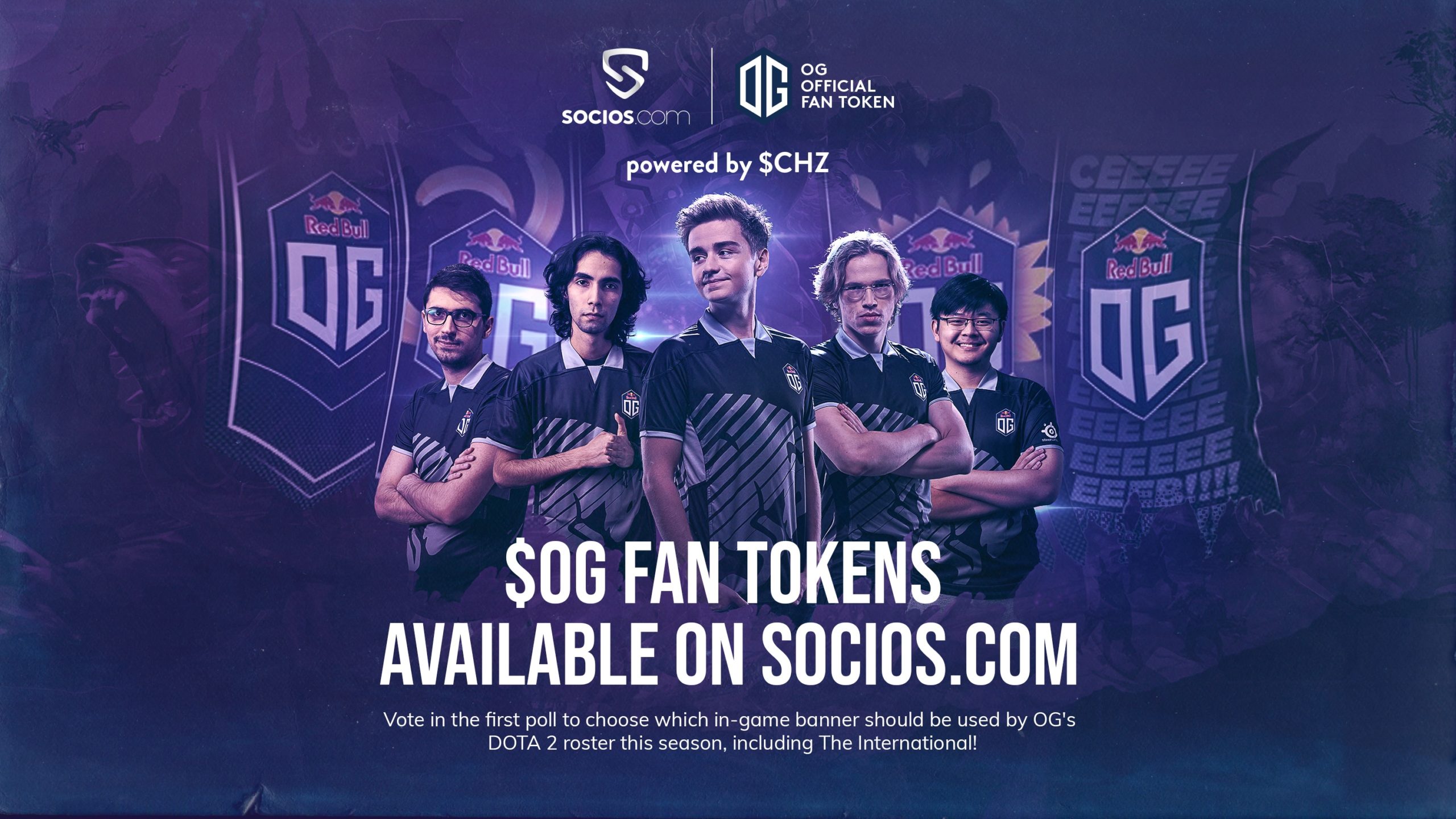 Imagen promocional del programa Fan Tokens, de la plataforma blockchain Socios.com. Image: Socios.com