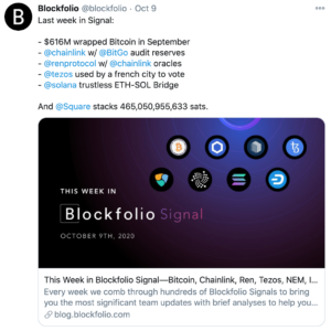Tuit blockfolio plataformas wrapped