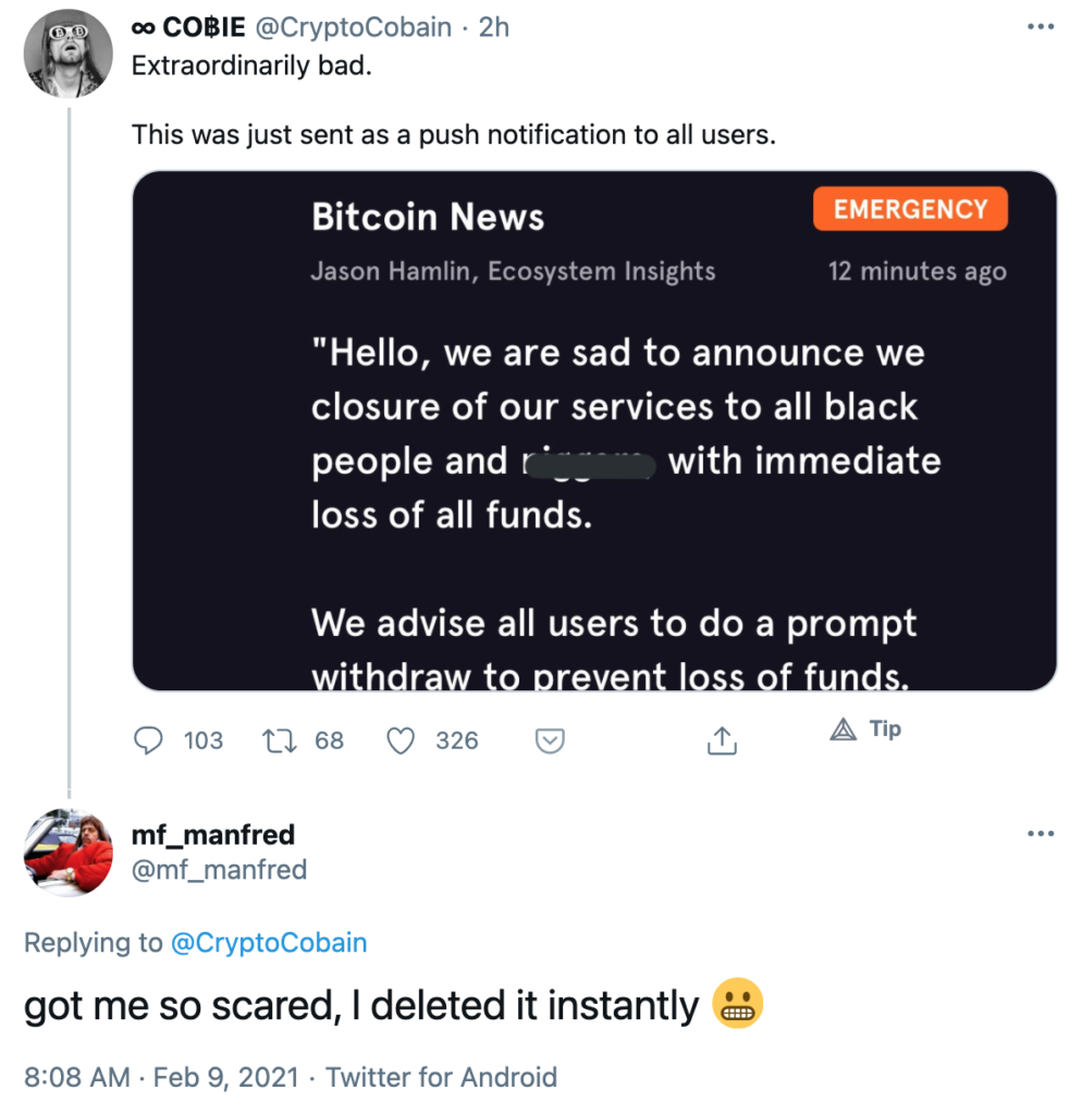Blockfolio hack