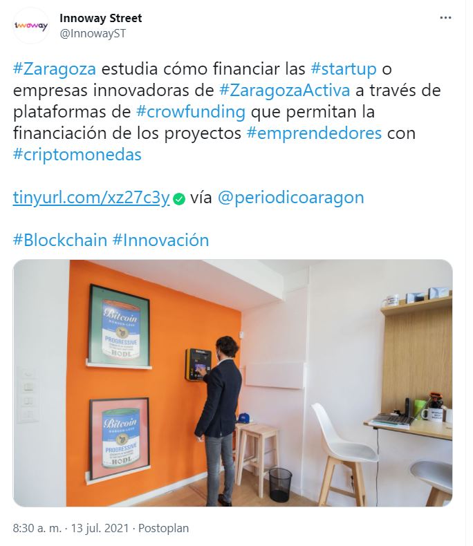 La imagen tiene un atributo ALT vacío; su nombre de archivo es Zaragoza-Twitter-blockchain.jpg