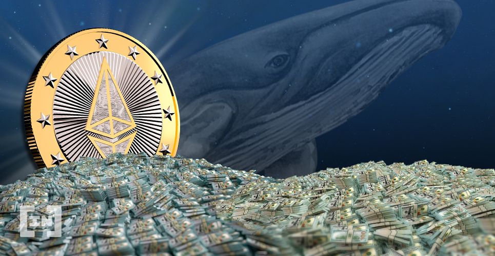 Ballenas Ethereum acumulan 60,52 millones de ETH, la cifra más alta en 5 semanas