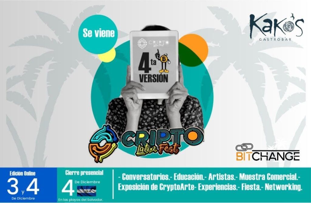 Cripto Latin Fest anuncia su cuarta edición, con un cierre en las playas de El Salvador