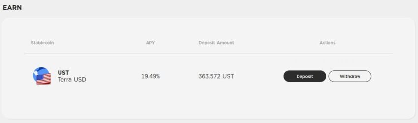 staking UST Anchor Protocol