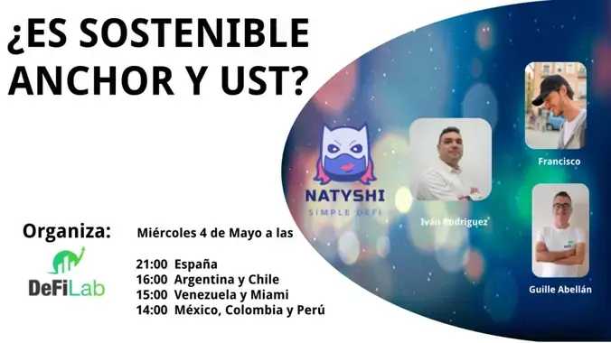 DeFiLab organiza el taller DeFi  ¿Es sostenible Anchor y UST?