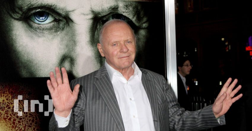 Anthony Hopkins lanza su colección NFT y  se vende en menos de 10 minutos