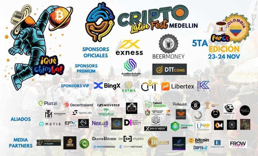 La nueva edición de Cripto Latin Fest llega a Medellín