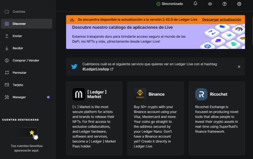 Ledger Live Binance