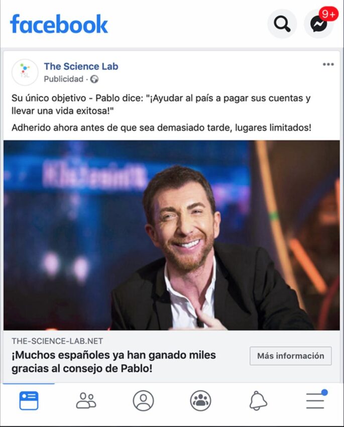 La imagen de famosos son apropiadas y explotadas por las estafas con criptomonedas