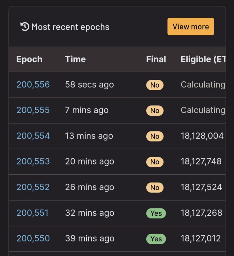 La mainnet de Ethereum no procesó ninguna transferencia durante 25 minutos. El problema fue destapado rápidamente y ya está en pleno funcionamiento.