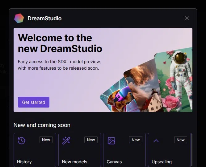 DreamStudio Inteligencia Artificial.