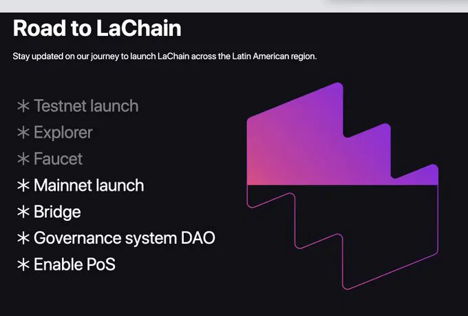 Lanzamiento de la mainnet y LaCoin $LAC como token nativo