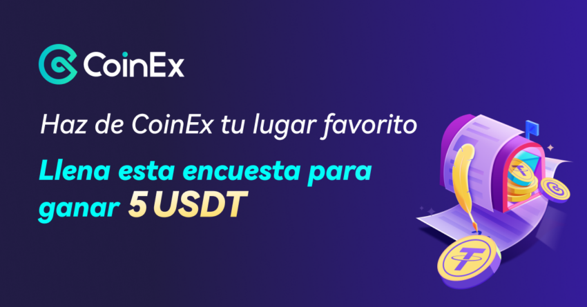 ¡Ayúdanos a hacer de CoinEx tu lugar favorito! Haz la encuesta y gana 5 USDT