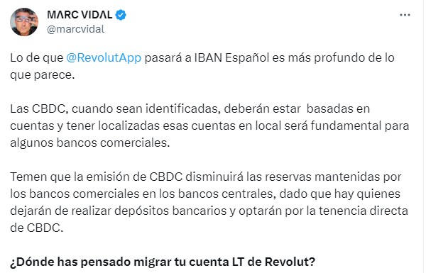 marc vidal revolut españa tuit 
