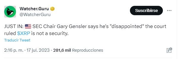 Gary Gensler Twitter.