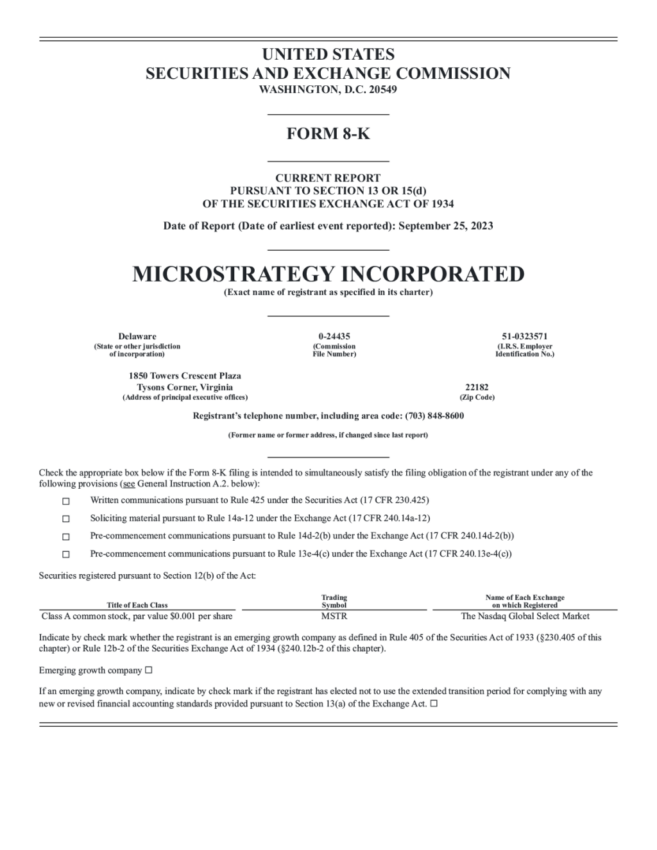 MicroStrategy acumula 158,245 BTC tras reciente compra de Bitcoin