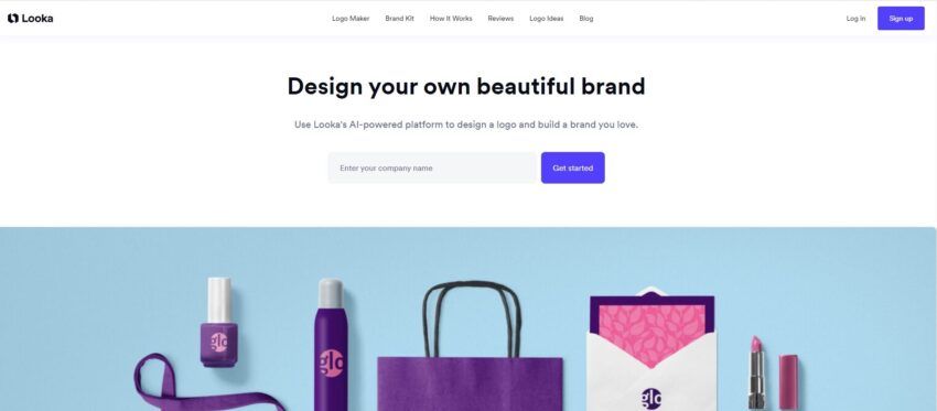 home looka ai para generar logos