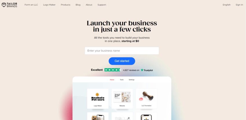 tailor brands