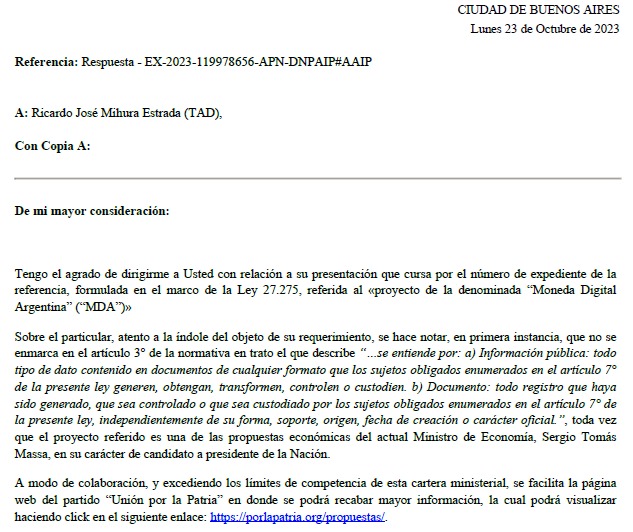 El documento que pone a prueba la Moneda Digital Argentina (MDA), la CBDC local.