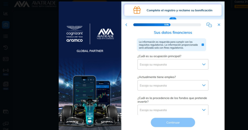 Paso 3 reseña de avatrade
