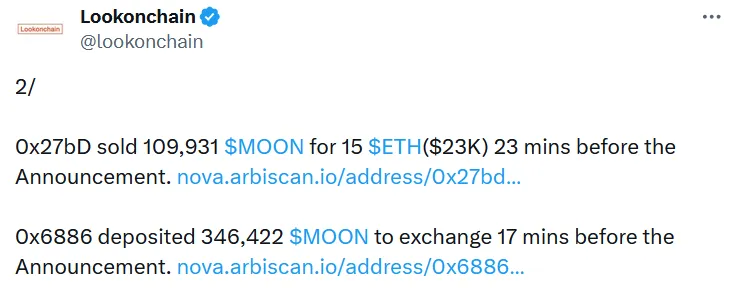 Dos moderadores de r/CryptoCurrency vendieron 456,353 tokens MOON a través de Reddit.