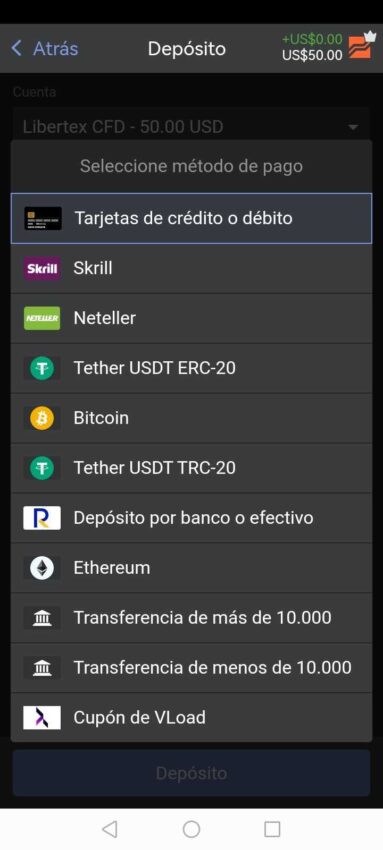 paso 2 comprar ethereum con tarjeta de credito