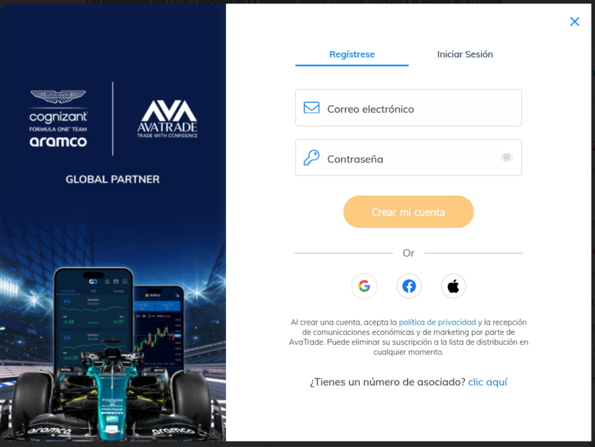 paso 2 registro reseña de avatrade