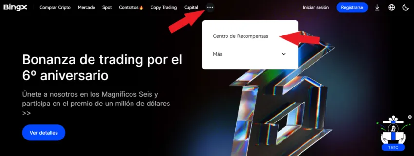 aplicaciones que regalan por registrarte bingx