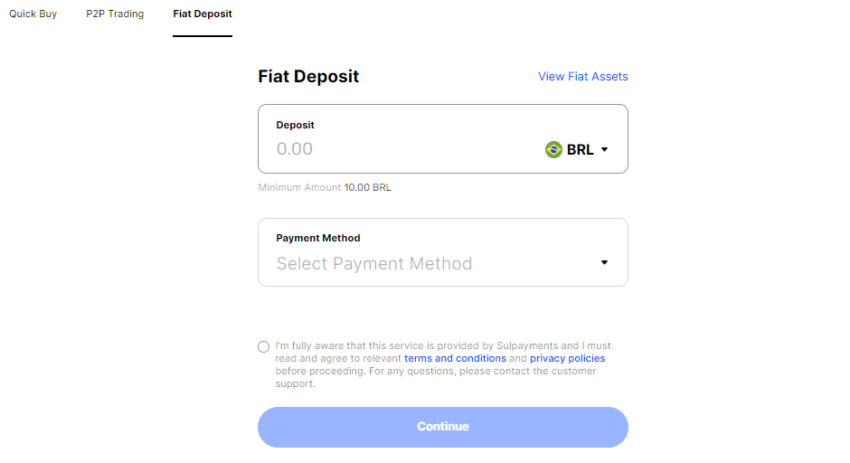 Depósitos en moneda nacional bingx exchange