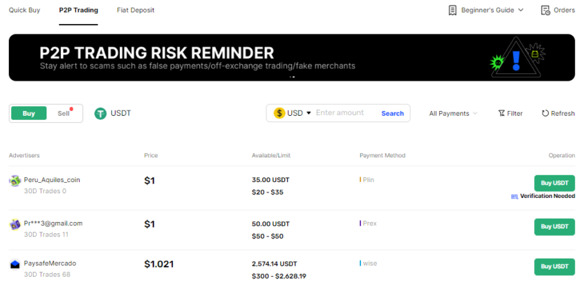 p2p trading bingx exchange opiniones