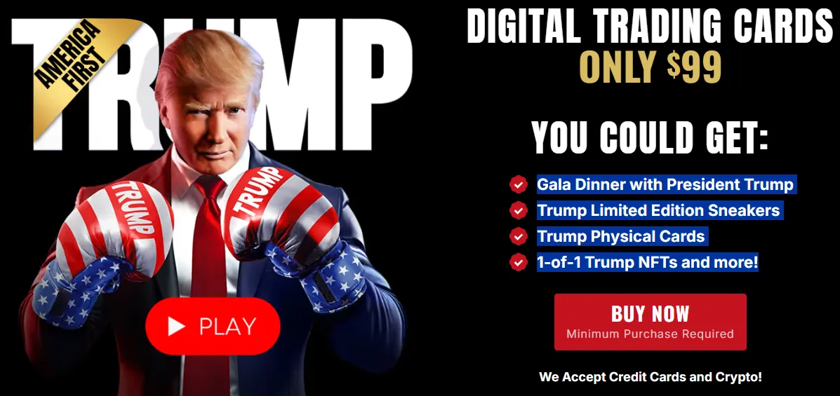 Colección de NFT "America First" de Donald Trump