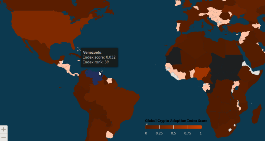 En 2023 Venezuela ocupó el puesto 39 en el ranking global de adopción de criptomonedas
Binance