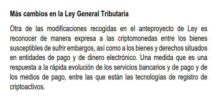 El Gobierno transpone la directiva europea DAC8
criptomonedas España