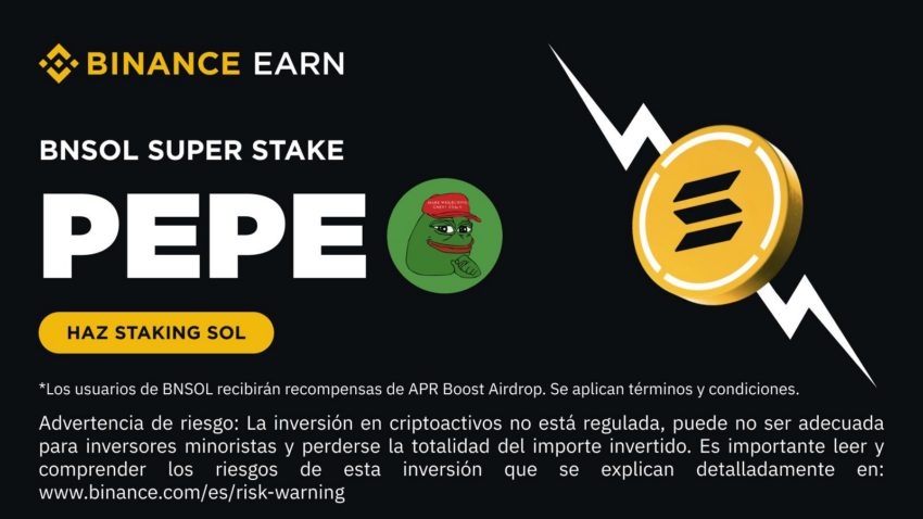 Desbloquea recompensas extra de PEPE: Campaña Super Stake de BNSOL en Binance