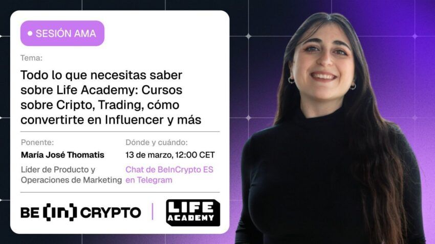 Sesión AMA de BeInCrypto con Life Academy: cursos sobre cripto, trading, cómo convertirse en influencer, y más…