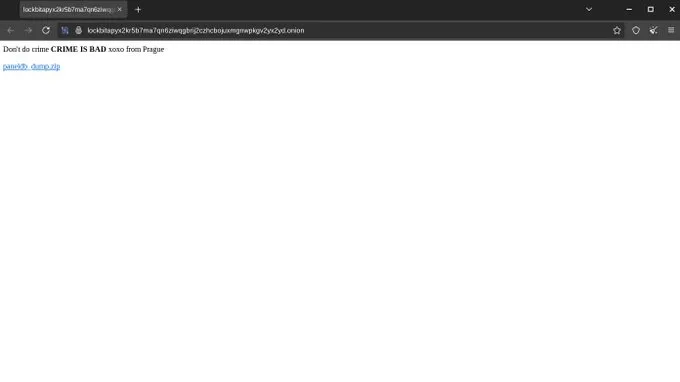 El grupo de ransomware LockBit sufre hack. Fuente: X/@ReyXBF