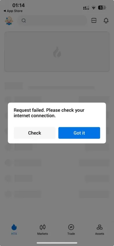 Usuarios en Argentina no pueden acceder a HTX. Fuente: Clarín