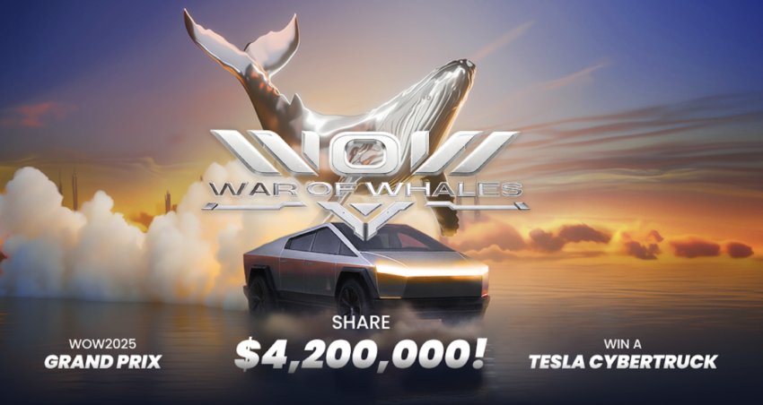 BloFin WOW (War of Whales) 2025 Grand Prix abre inscripciones para el Campeonato de Trading de $4,2 millones y un Tesla Cybertruck