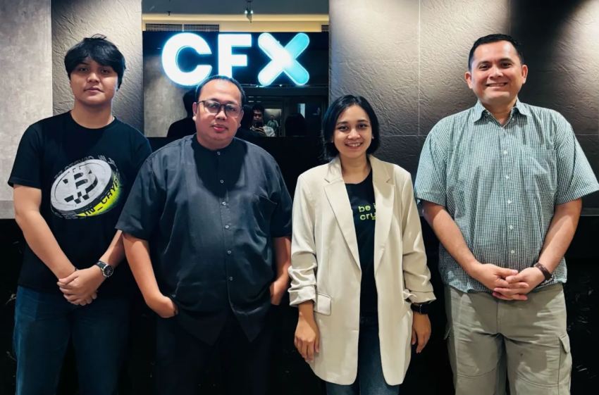 El equipo de BeInCrypto Indonesia cuenta con un representante de CFX.