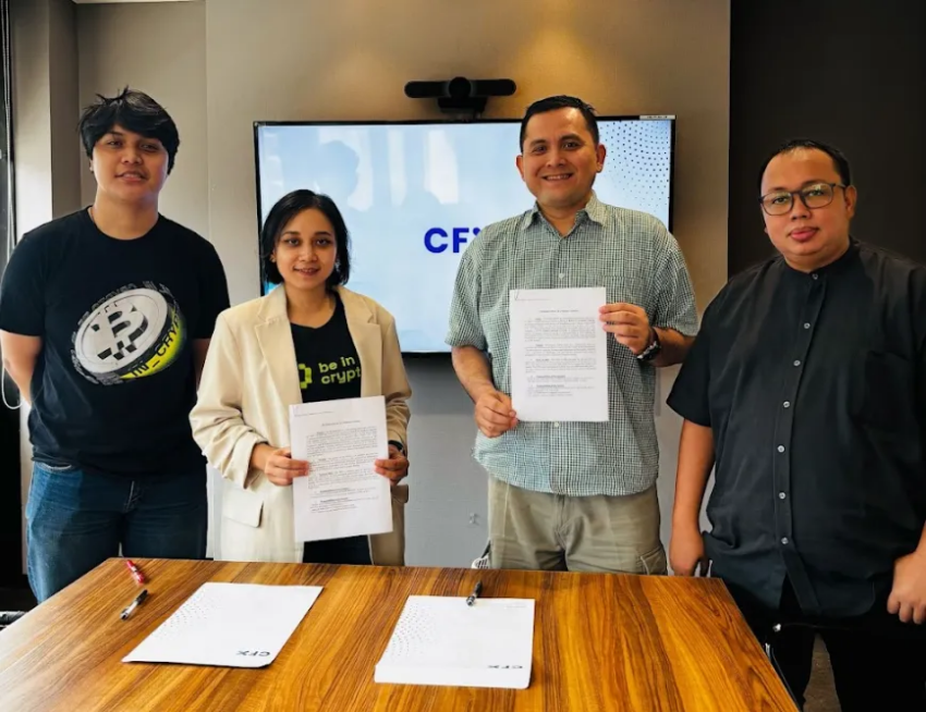 El equipo de BeInCrypto Indonesia cuenta con un representante de CFX.